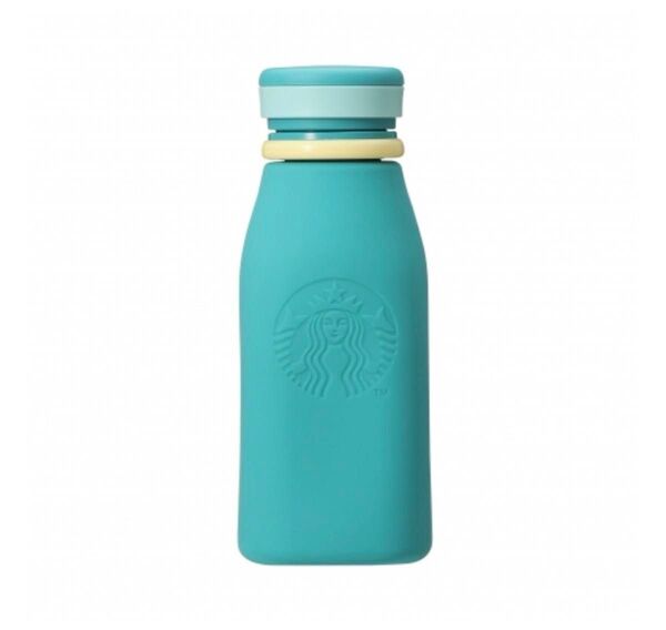 スターバックス おりたたみシリコンボトル ブルー355ml
