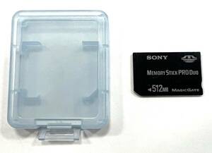 ☆SONY メモリースティック PRO Duo 512MB　ケース付き　お得！ 