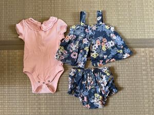 ベビーGAP 半袖ロンパース セットアップ ノースリーブ 3~6month