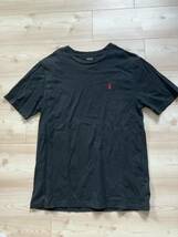 POLO RALPH LAUREN ポロラルフローレン 半袖Tシャツ ワンポイントロゴ 刺繍 メンズ カットソー ブラックXL（Lサイズ相当？）_画像1
