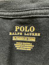 POLO RALPH LAUREN ポロラルフローレン 半袖Tシャツ ワンポイントロゴ 刺繍 メンズ カットソー ブラックXL（Lサイズ相当？）_画像2