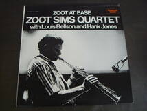 US盤　ZOOT　SIMS　QUARTET/ZOOT　AT　EASE　featuring　LOUIS　BELLSON　HANK　JONES_画像1