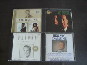 VIC　DAMONE　輸CD4枚セット　I'M　GLAD　THERE　IS　YOU　FEELINGS　BEST　OF　LINGER　AWHILE　WITH/MY　BABY　LOVES　TO　SWING