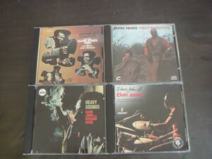 ELVIN　JONES　輸CD4枚セット　POLY-CURRENTS　PUTTIN'　IT　TOGETHER　DEAR　JOHN　C　HEAVY　SOUNDS　BLUE　NOTE　IMPULSE　