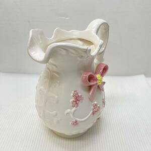 陶器 陶磁器 水瓶 水差し アンティーク調 置物 インテリア 飾 ガーデニング雑貨 花瓶 フラワーベース