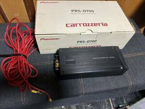 カロッツェリア デジタルアンプ PRS-D700 バッ直用電源ケーブルincluded　傷Yes実用品