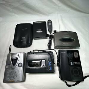 【動作未確認】【ジャンク品として】本体のみ　SONY WALKMAN　ソニー　ウォークマン　WM-WX777　WM-GX322など　ラジカセ　おまとめ5台