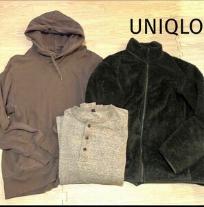 メンズ　UNIQLO まとめ売り　秋冬　ボアパーカー　フリース　スウェット