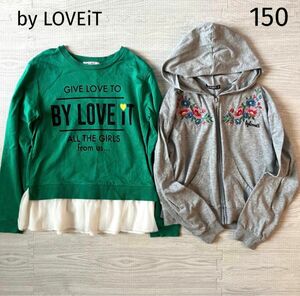 by LOVEiT バイラビット トレーナー　パーカー　まとめ売り　150 トップス