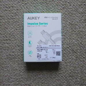 09494 Aukey Impulse Series USB C to C 1.0m 未開封新品の画像1