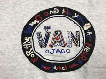 VAN ヴァン OJACO オールド レトロ ドメスティック アメトラ アイビー 古着 半袖Tシャツ カットソー メンズ 日本製 L 霜降り グレー_画像3