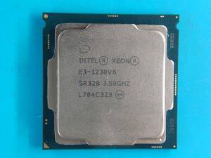 Intel Xeon E3-1230V6 operation not yet verification * operation goods from pulling out taking .26620090514