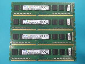 動作確認 SAMSUNG製 PC3-12800U 1Rx8 4GB×4枚組=16GB 13500070521