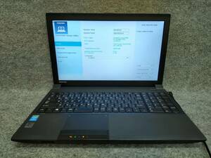 東芝 dynabook Satellite B554M i3-4100M Bios確認 ジャンク 0789H