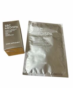 SBC MEDISPA メディスパ　ホワイトサプリメント 飲む日焼け止め＆SBC MEDISPA ステムマスク