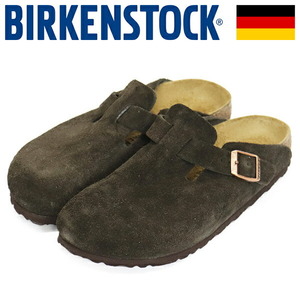 BIRKENSTOCK (ビルケンシュトック) 1027460 BOSTON ボストン スエードレザーサンダル MOCHA ナロー幅 BI316 38-約24.5cm