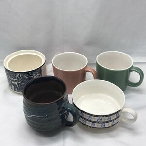 食器 まとめて 5点セット 本体のみ 箱無しマグカップ コップ 和食器 洋食器 中古 YS RUKC 8344