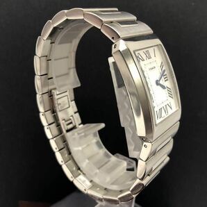 COACH ■ レクタンギュラー メンズ 腕時計 0159 S26G シルバー 箱・取扱説明書・ギャランティーカード付 不動品 コーチ 中古品 KN-HC50の画像2