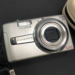 FINEPIX J50 ■ FUJIFILM コンパクトデジタルカメラ ケース付 動作未確認 写真 フォト デジカメ SNS 旅行 景色 記念 ジャンク品 KN-KU3R