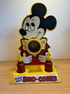 ミッキーマウス SNO-CONE ディズニー 1976年 ヴィンテージ 昭和 レトロ アンティーク USA 雑貨 アメトイ アメリカ オブジェ インテリア