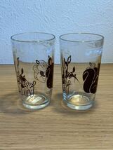 1940〜1950年代 スワンキー グラス ガラスコップグラスセット 昭和 レトロ アンティーク ビンテージ 当時物 コップ ガラス_画像3