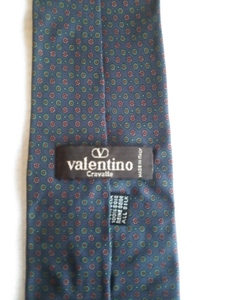 Valentino　プリント柄　シルクネクタイ　イタリア製　送料２３０円