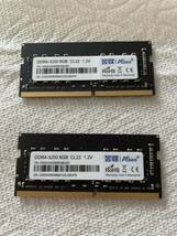 ASint S.O.DIMM DDR4-3200 PC-25600 8GB x 2 = 16GBセット_画像1