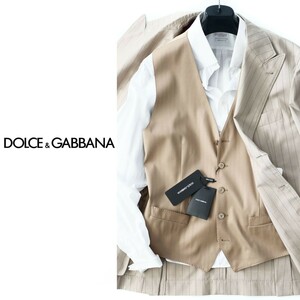 dp483●DOLCE & GABBANA●ドルチェ＆ガッバーナ●シルクのあしらいデザインジレベスト●46