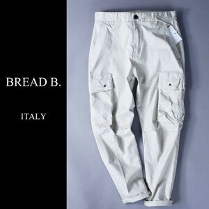 dp379*30*32*36*38* selection possible * Italy new brand * bread B* cotton tapered cargo pants * Sand ivory series 