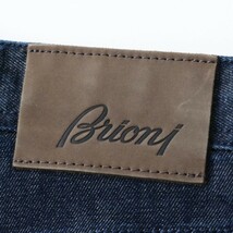 dp575●Brioni●最高峰ブリオーニ●特別なデニム●紋章メタルボタンデニムパンツ●34_画像8