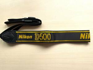 ( free shipping ) * unused goods * Nikon Nikon D500 strap (A002)