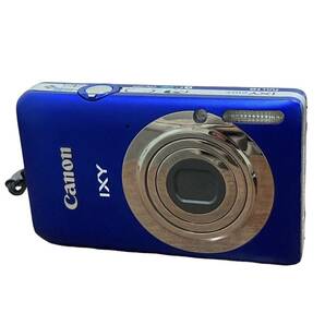 【C】CANNON キャノン IXY 210F コンパクトデジタルカメラ ブルー デジカメ 動作未確認 バッテリー付きの画像1