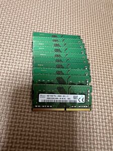 ノートPCメモリーPC4-2666V/8GB×10枚　動作品