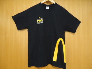 ハワイ　Ｍｃ　マクドナルド　スタッフ　Ｔシャツ　黒色　Ｌ 