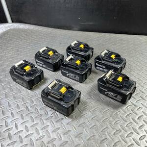 [ junk ] makita Makita battery BL1830 BL1830B 7 piece set lithium ion in ji gaiters charge discharge 18V 3.0Ah [ cheap exhibition!]