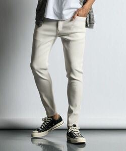 The DUFFER of St.GEORGE 「GUM STRETCH BULKY」SKINNY 5PKT PT：超伸縮「ガムストレッチ バルキー」スキニー 5ポケットパンツ　M