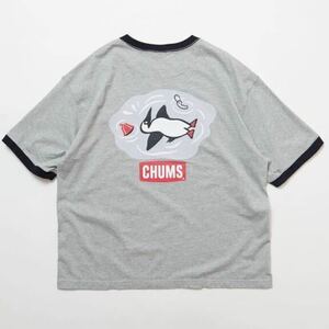  Chums × freak s магазин дизайн bysau алый a специальный заказ b- бобер do задний принт вырез лодочкой Lynn ga- футболка S