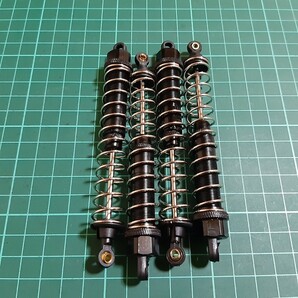 即決《送料無料》　■超ロング130mm■黒■ 新品 1/10 アルミ オイル ダンパー クローラー　ラジコン　クライミング　AXIAL RC 4WD CMX GS01