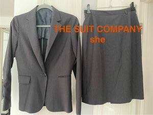 THE SUIT COMPANY she レディーススーツ2点セット