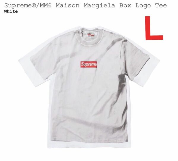 Supreme MM6 Maison Margiela Box Logo Tee Large