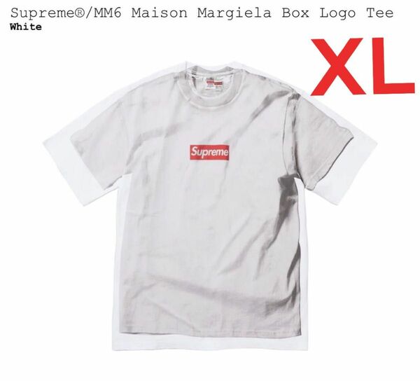 Supreme MM6 Maison Margiela Box Logo Tee XLarge