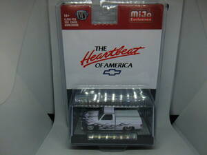 M2 MACHINES MIJO EXCLUSIVES 1/64 1980 CHEVROLET SILVERADO MIJO限定 1980 シボレー シルバラード ホワイト ブルーフレイム