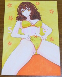 Art hand Auction Original doujin Hand-Drawn artwork illustration yellow, Comics, Anime Goods, Hand-drawn illustration