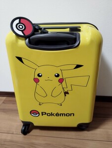  Pokemon Pikachu Carry case suitcase carry bag travel for light weight Pokemon center almost unused 48×40×23cm machine inside bring-your-own possibility 