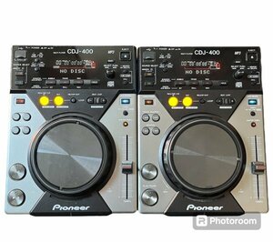 [ beautiful goods ]Pioneer CDJ-400 2 pcs. set cdj400 turntable power supply cable written guarantee with instruction attached Pioneer 