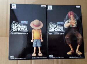 ONE PIECE DRAMATIC SHOWCASE -5th season- vol.1 ワンピース 全2種セット ルフィ　シャンクス　フィギュア