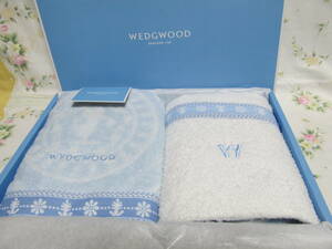 ウエジッウット　ワイルドストロベリーハンカチ　フェイスタオル　WEDGWOOD　