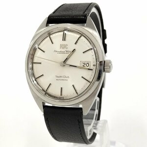 ●IWC ヨットクラブ メンズ 腕時計 シルバー文字盤 自動巻き デイト ヴィンテージ 中古[ne]u604