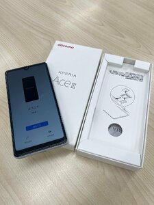 ●スマホ Xperia aceⅢ SO-53C グレイ ドコモ判定○