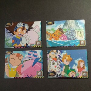 デジモンアドベンチャー　アマダ　カード　1999年　4枚セット　①